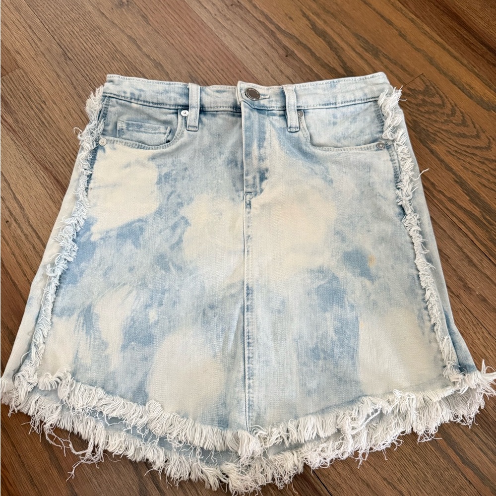 Blank NYC Multicolored Denim Skirt